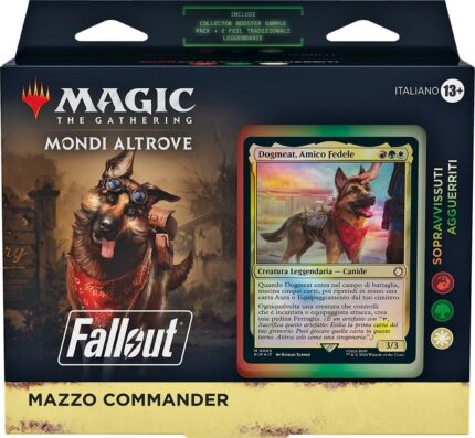 Magic The Gathering - Mondi Altrove - Fallout - Commander Deck Sopravvissuti Agguerriti (ITA)